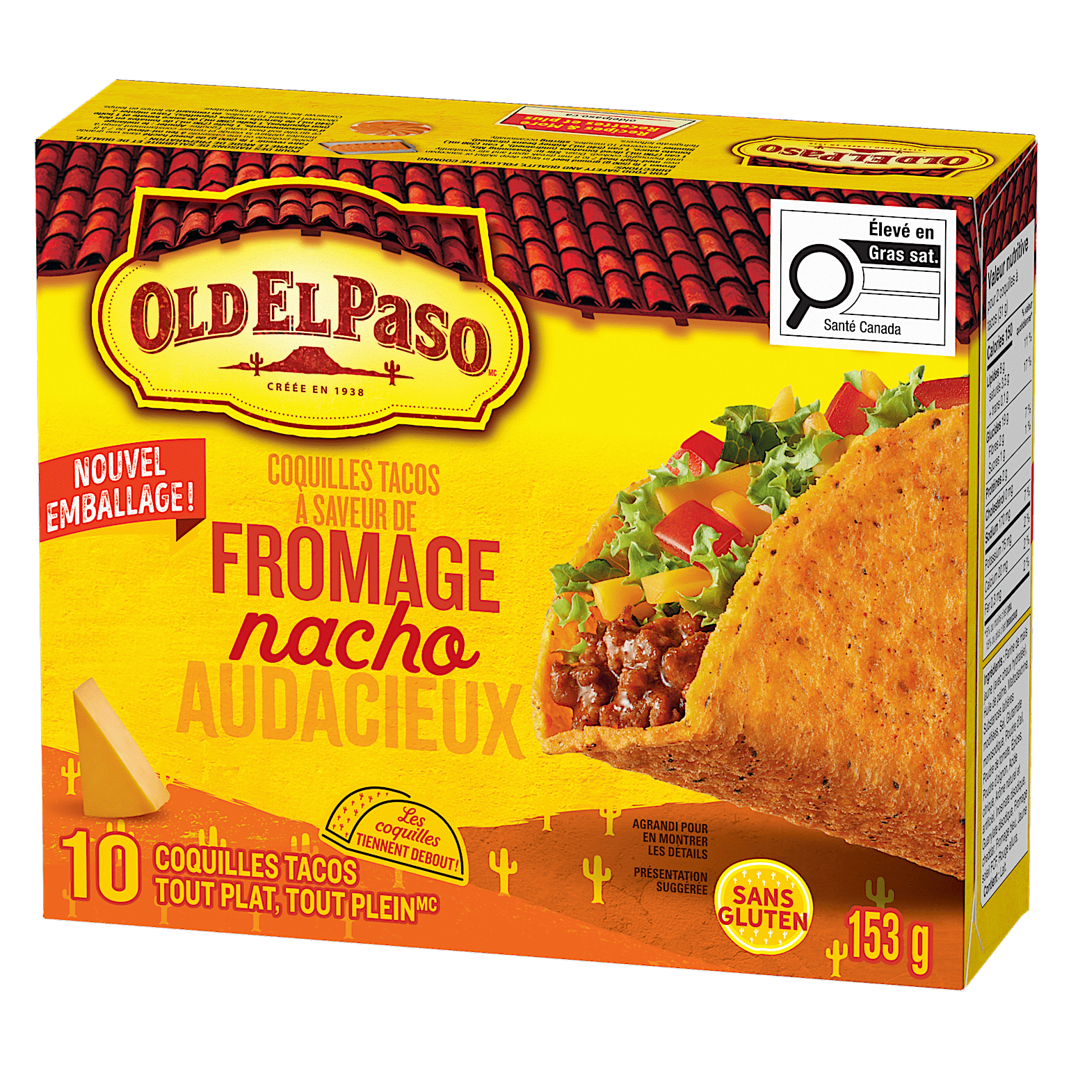 Cheesy Blasted Hard Taco Shells